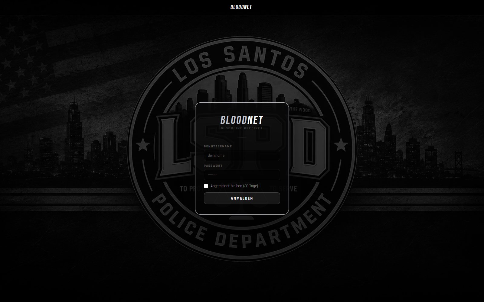 BLOODNET MDT Login